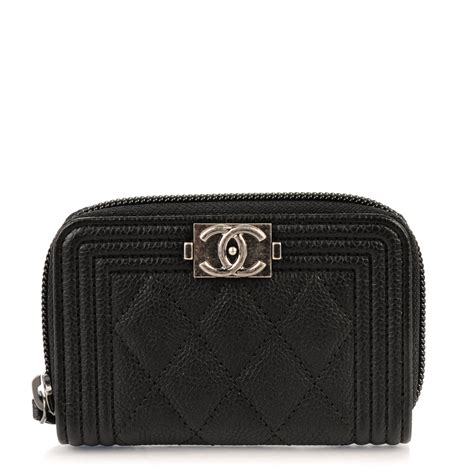 chanel boy o zip coin purse|Chanel flap card holder.